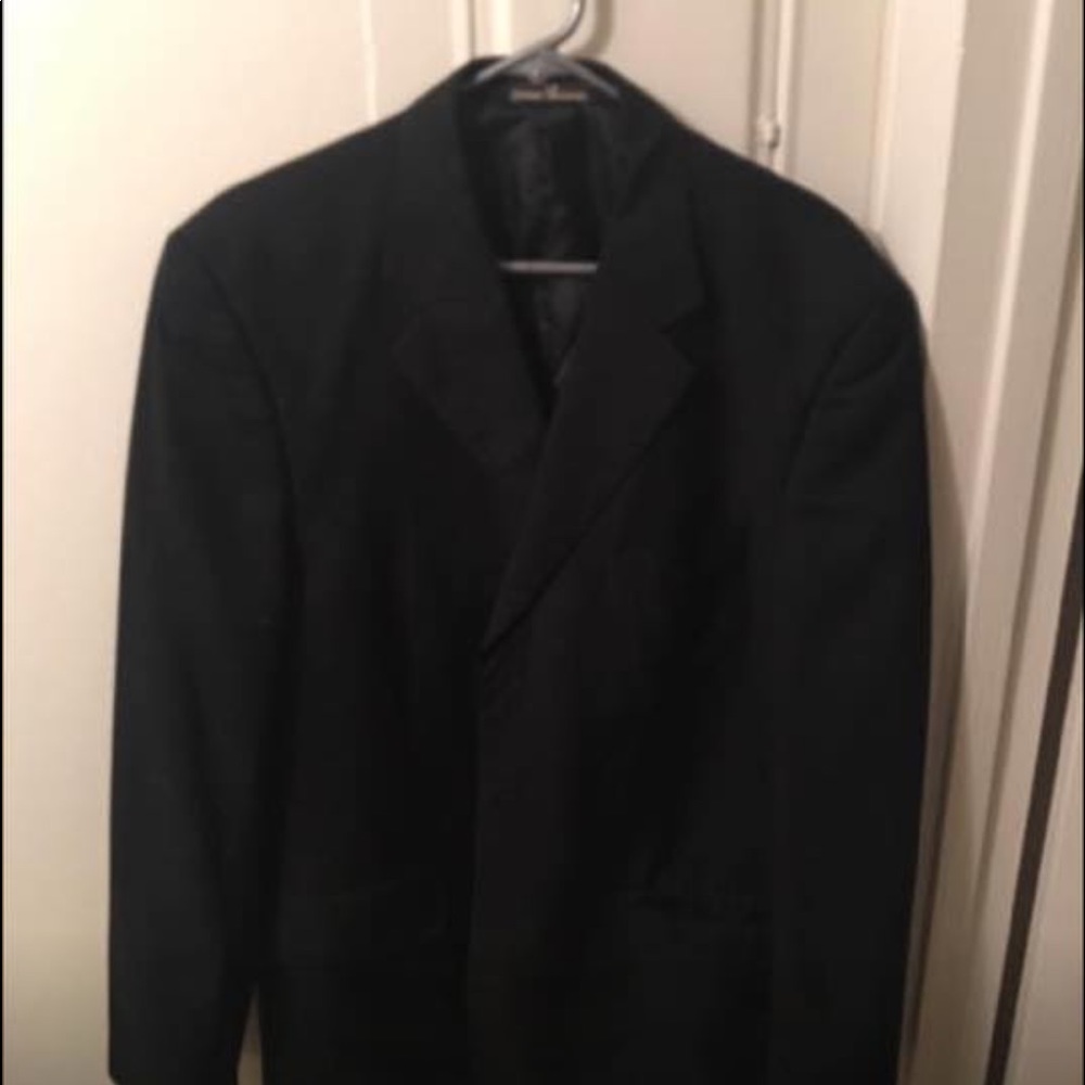 Men's Black Pierre Balmain coat